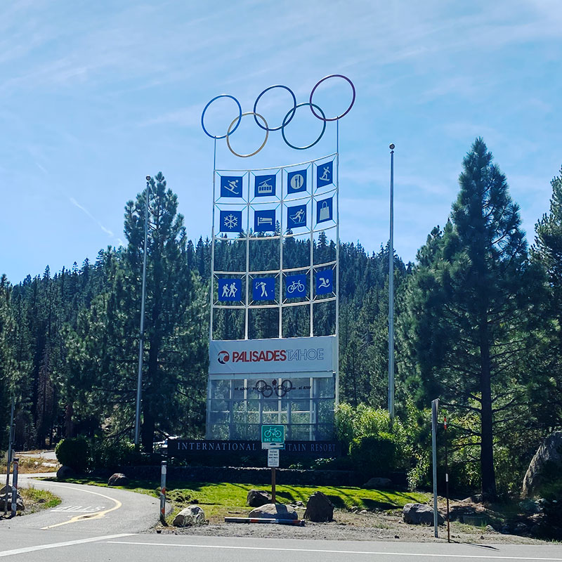 Olympics Rings at Palisades Tahoe
